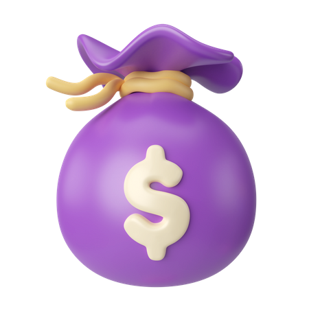 Money Bag  3D Icon