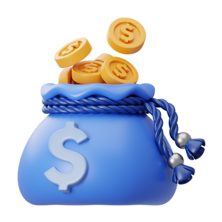Money Bag  3D Icon
