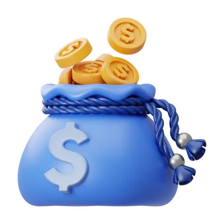 Money Bag  3D Icon