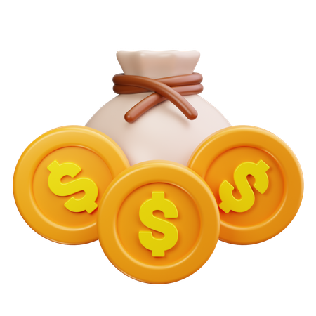 Money Bag  3D Icon