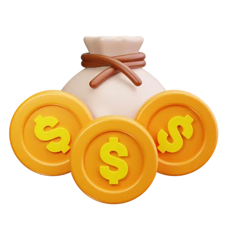 Money Bag  3D Icon