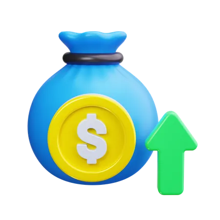 Money bag  3D Icon