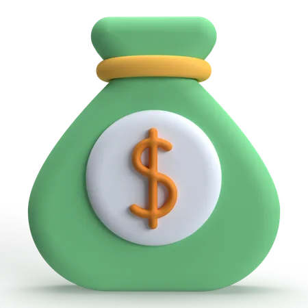 Money Bag  3D Icon