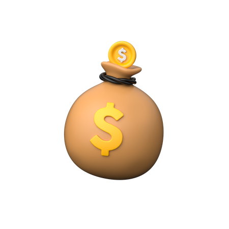 Money Bag  3D Icon