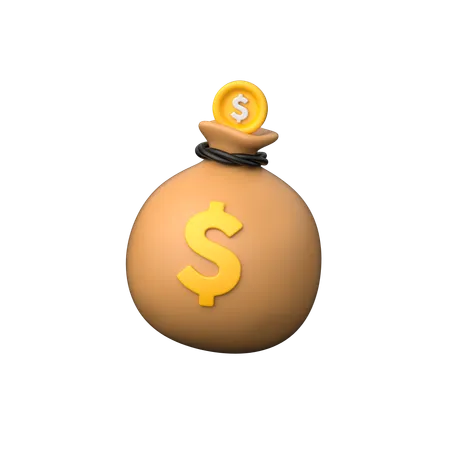 Money Bag  3D Icon