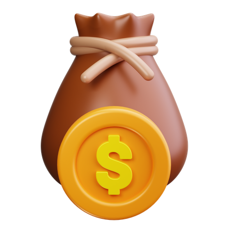 Money Bag  3D Icon