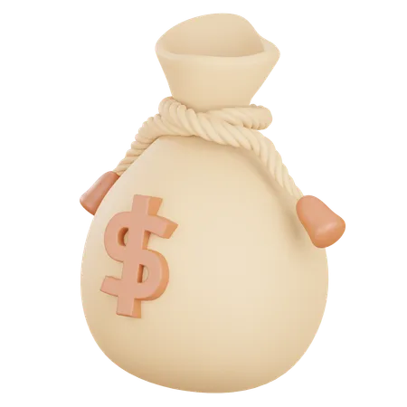 Money Bag  3D Icon