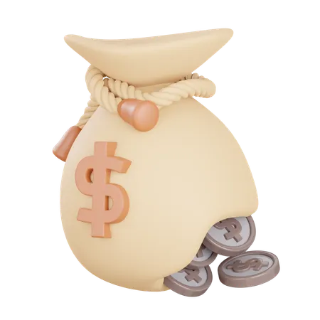 Money Bag  3D Icon