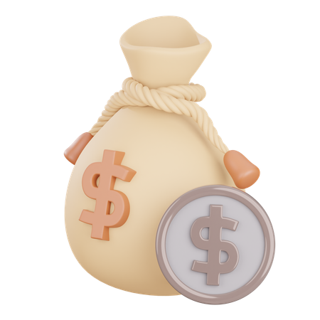 Money Bag  3D Icon