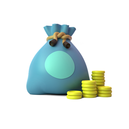 Money Bag  3D Icon