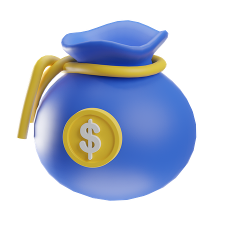 Money bag  3D Icon