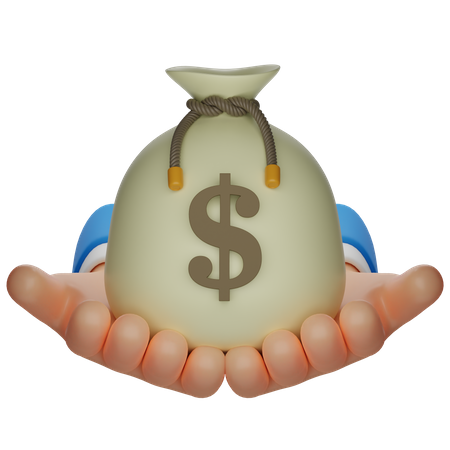 Money Bag  3D Icon