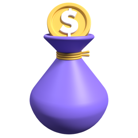 Money Bag  3D Icon