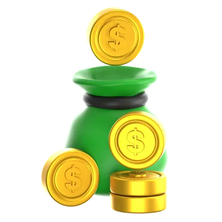 Money Bag  3D Icon