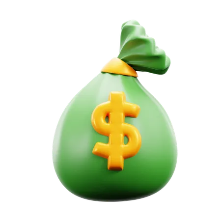 Money Bag  3D Icon