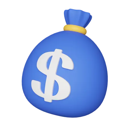 Money Bag  3D Icon