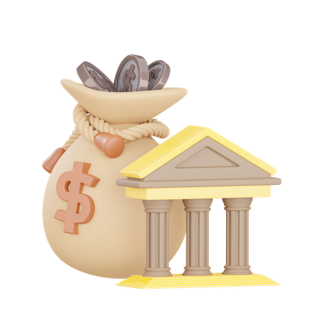 Money Bag  3D Icon