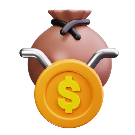 Money Bag  3D Icon