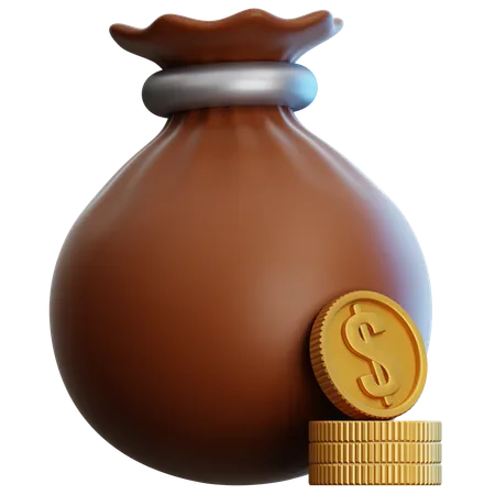 Money Bag  3D Icon