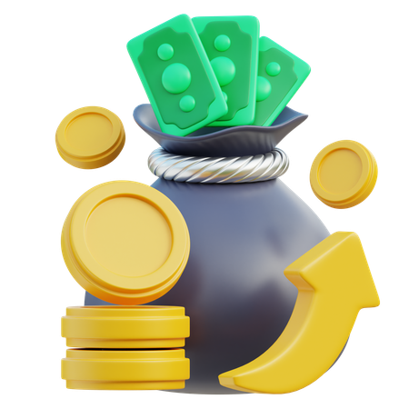 Money Bag  3D Icon