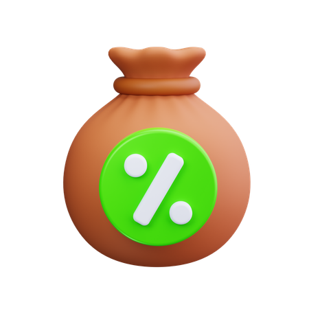 Money bag  3D Icon