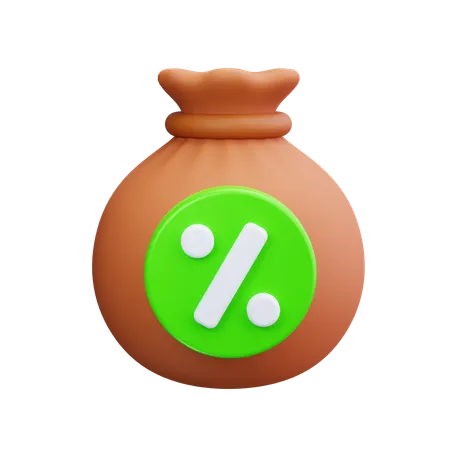 Money bag  3D Icon