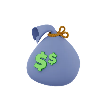 Money Bag  3D Icon