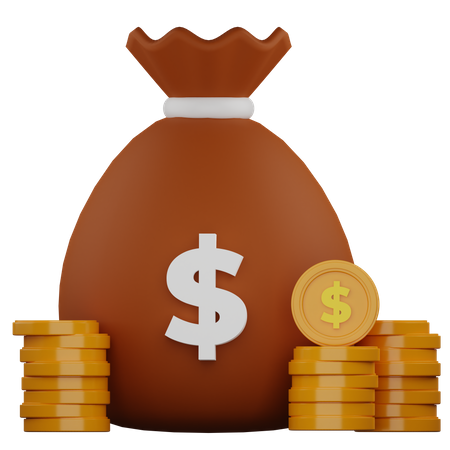 Money Bag  3D Icon