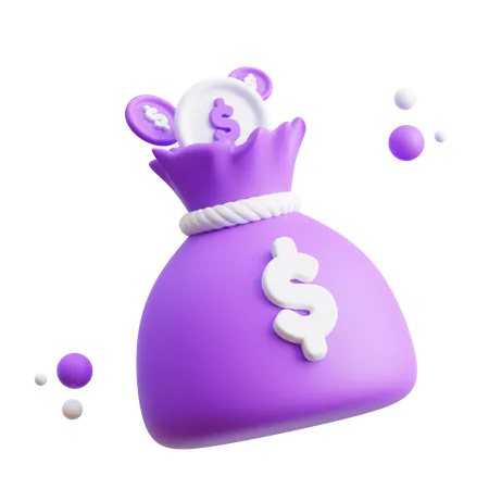 Money Bag  3D Icon