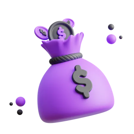 Money Bag  3D Icon