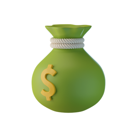 Money Bag  3D Icon