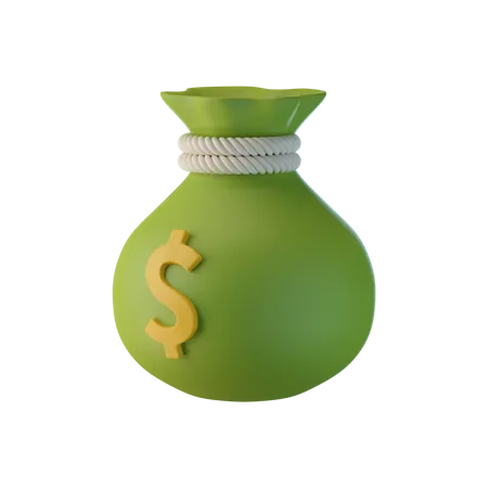 Money Bag  3D Icon