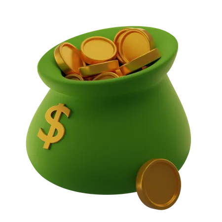 Money Bag  3D Icon