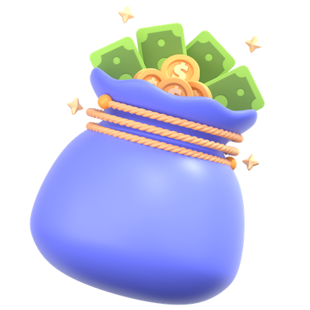 Money Bag  3D Icon