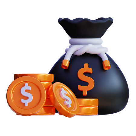 Money Bag  3D Icon