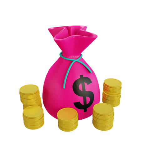 Money Bag  3D Icon