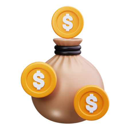 Money Bag  3D Icon