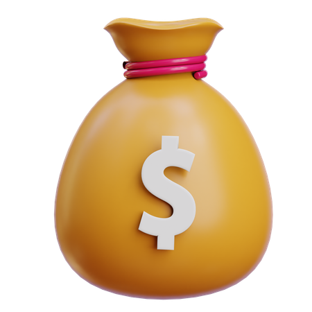 Money Bag  3D Icon