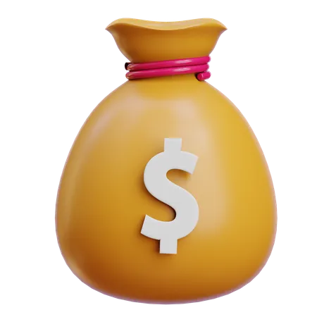 Money Bag  3D Icon