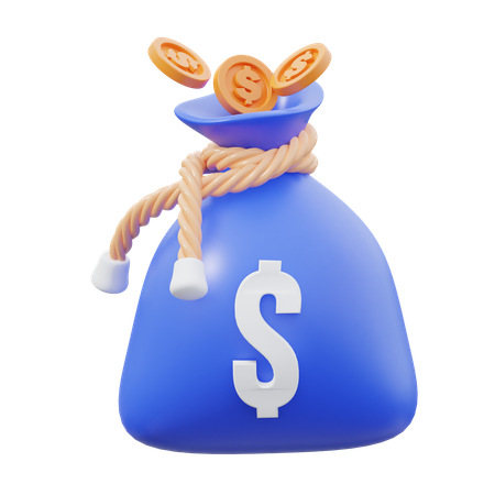 Money Bag  3D Icon