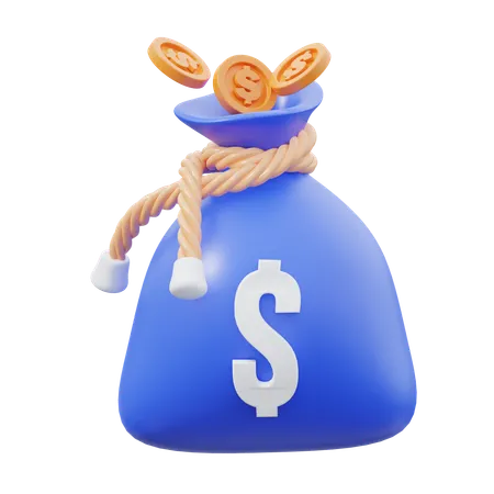 Money Bag  3D Icon