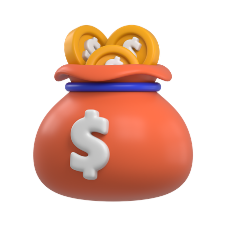 Money Bag  3D Icon