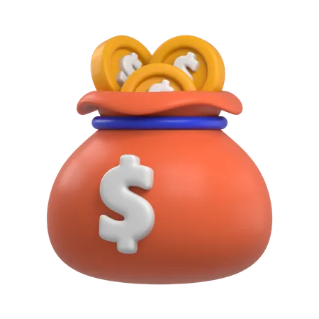 Money Bag  3D Icon