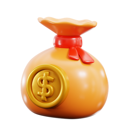 Money Bag  3D Icon