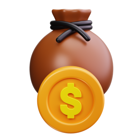 Money Bag  3D Icon