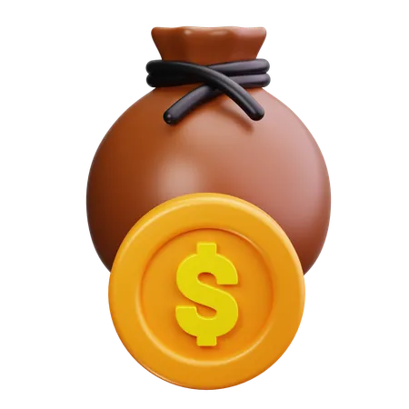 Money Bag  3D Icon