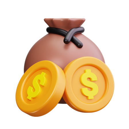 Money Bag  3D Icon