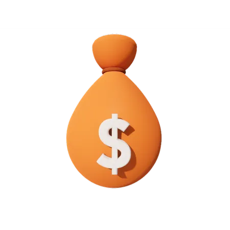 Money Bag  3D Icon