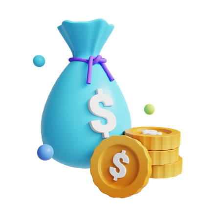 Money Bag  3D Icon