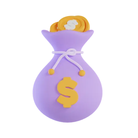 Money Bag  3D Icon